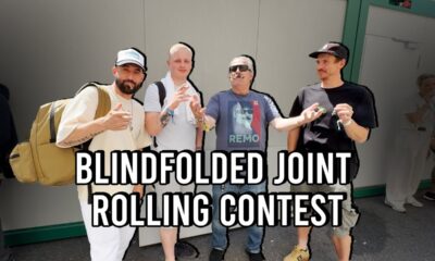 Mara's Blindfolded Joint Rolling Competition Berlin Germany