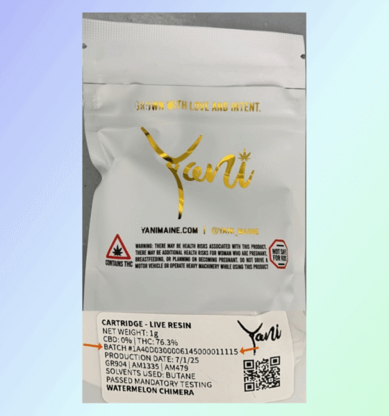 Maine Regulators Recall Batch of Cannabis Vape Cartridges Citing Dangerous Pesticide – Ganjapreneur